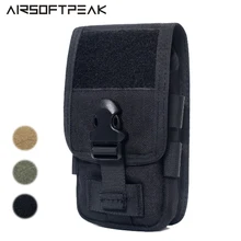 Двухслойная тактическая сумка для телефона с ремнем 600D нейлоновая водонепроницаемая система Molle для охоты Molle Fanny мобильный телефон кошелек для улицы подсумок тактический Двухслойная тактическая сумка для телефона с ремнем 600D нейлоновая водонепроницаемая система Molle для охоты Molle Fanny мобильный телефон кошелек для улицы подсумок тактический