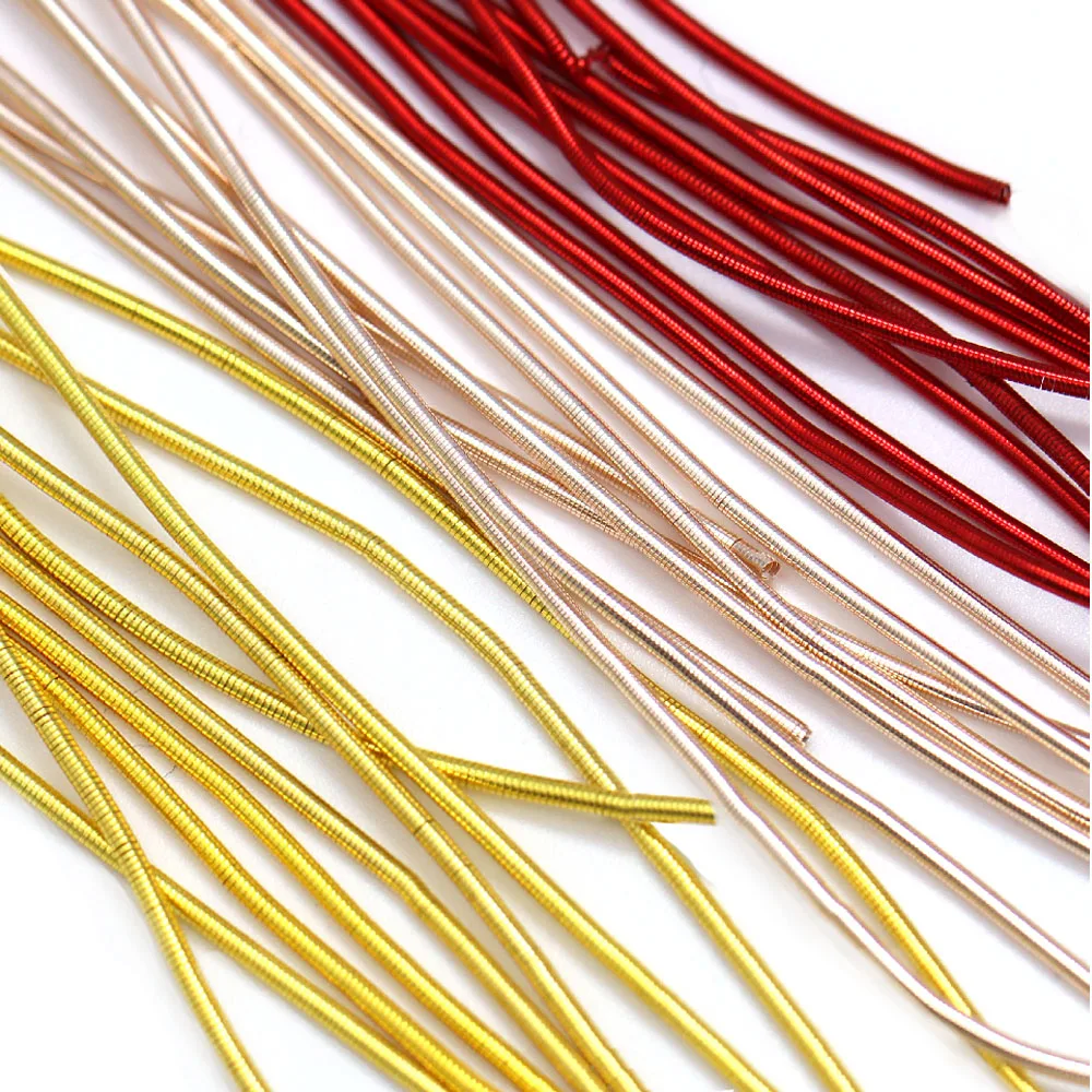 French Bullion Bright Gimp Soft Copper Wire 1MM Embroidery Thread 10g/lot jewelry making supplies craft supplies