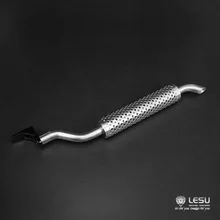 

LESU Metal Rear Exhaust Pipe 193MM for 1/14 RC Tamiya Tractor Truck Scania VOLVO MAN Benz Remote Control Toys Model TH09779-SMT3