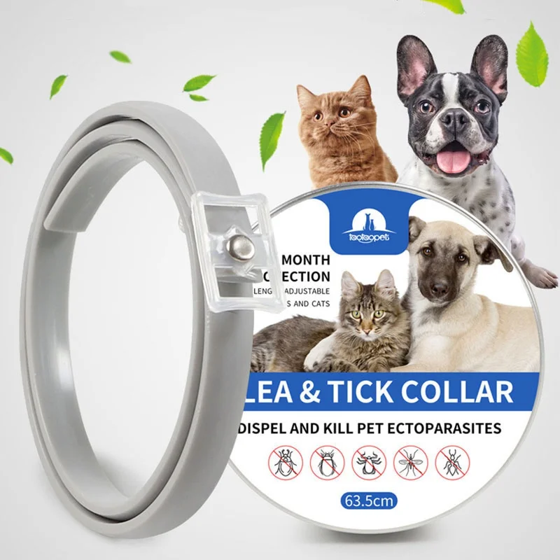 

Pet Dog Cat Anti Flea Collar Ticks Mosquitoes Outdoor Protective Natural Essential Pet Anti Flea Mosquito Insect Collar