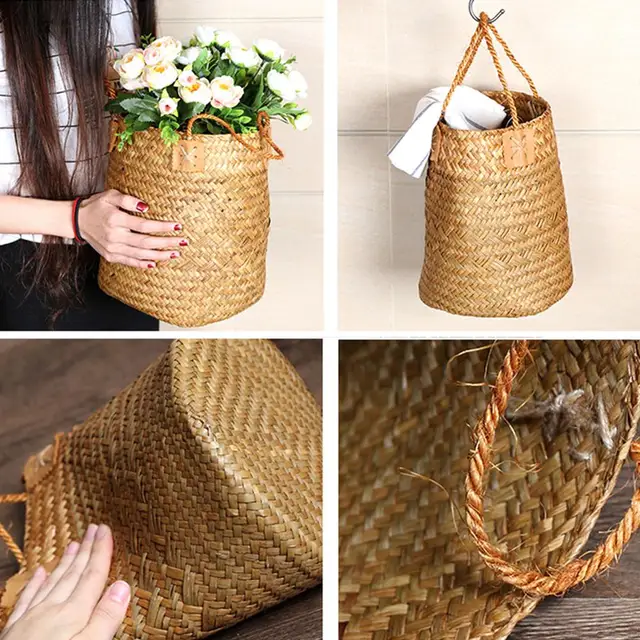 Eco Friendly Lavender Vase Woven Sundries Storage Baskets Eco Friendly Home Baskets » Planet Green Eco-Friendly Shop 6