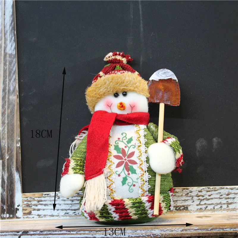 2019 новые рождественские товары, Рождественский кулон из ткани, семейный Санта-Клаус, снеговик, лось, кукла, украшение на окно, милый кулон