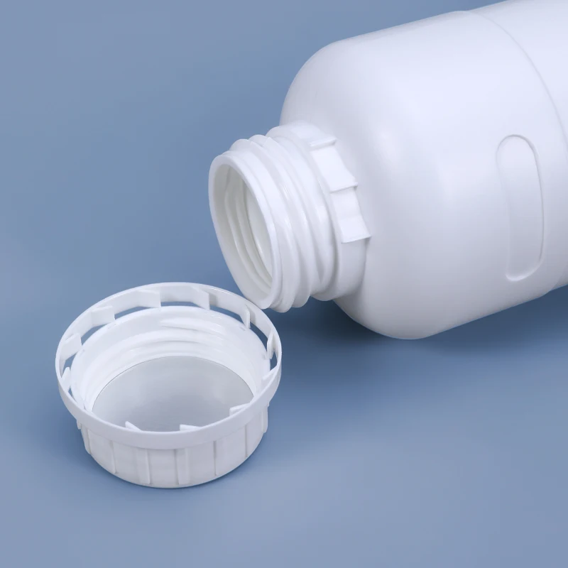 500ML Empty Plastic Bottle Chemical Liquid Disinfectant Storage Container Airtight Sealing Reusable Bottle 1Pcs