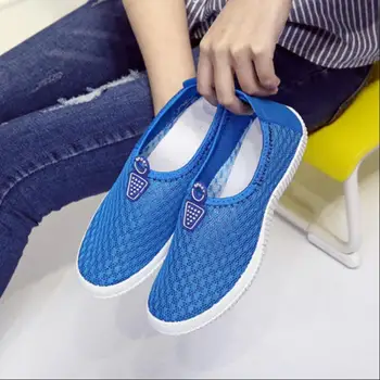 

Summer lazy couple shoes Stylish lightweight breathable mesh shoes 36-44 plover size men's casual sneakers zapatillas hombre