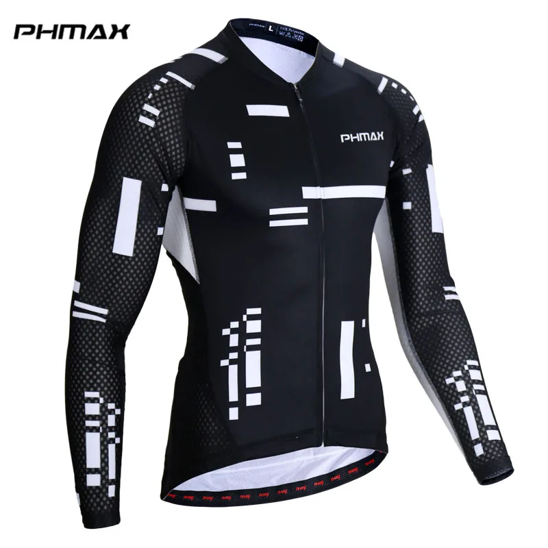 PHMAX Pro Top Quality Cycling Jerseys Long Sleeve Racing Bike Clothes