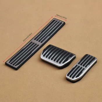 

Steel Car Pedal Automatic Transmission 3pcs Set For Jaguar X760 XE Rest