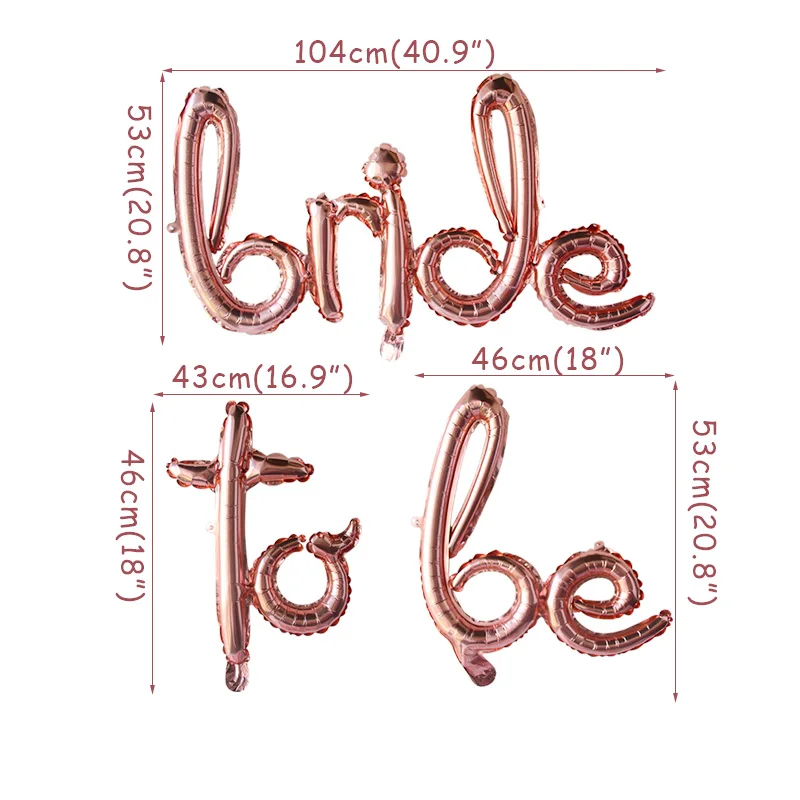 bride to be Розовая золотистая скатерть, баннер для невесты, сценические шары, девичник для девичника, девичник вечеринка Свадьба, украшения, принадлежности, гирлянда - Цвет: bride to be
