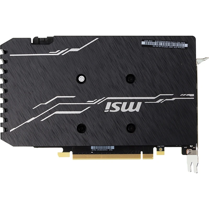 Видеокарта MSI nVidia GeForce GTX 1660, GTX 1660 VENTUS XS OCV1