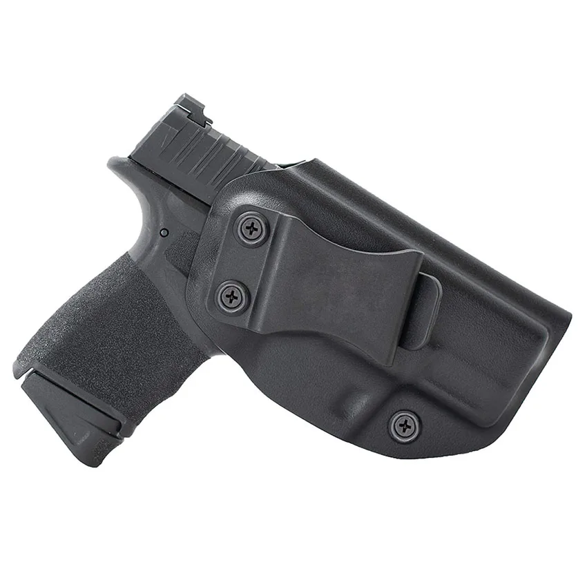 

Kydex Holster For Springfield Hellcat 3" 9mm Micro-Compact H11 Inside Waistband appendix Concealed Carry IWB