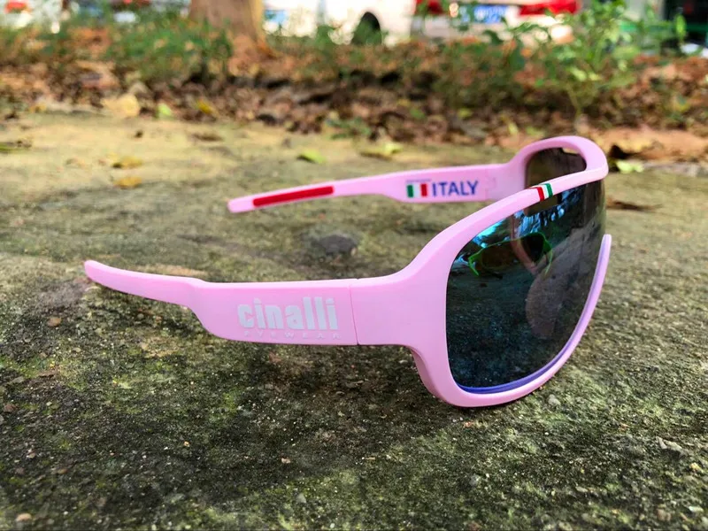 Naga sire CINALLI C-068 Sunglasses Cycling Racing Outdoor Sport Googles Protective TR90 Frame Eyewear w/ Black Polarized Lens
