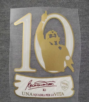 

2017 Totti Patch Totti Testimonial Patch Heat Transfer Soccer Badge