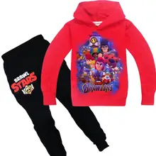 Комплекты одежды для мальчиков и девочек с 3D принтом из мультфильма Толстовка+ штаны, Детская толстовка с брюками футболка с длинным рукавом, топы, футболки, одежда