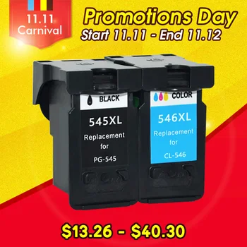 

QSYRAINBOW Refilled PG 545XL CL 546XL Replacement ink cartridge for canon 545 546 Pixma MG2550 MG2580 MG2950 MG2400 MG2450