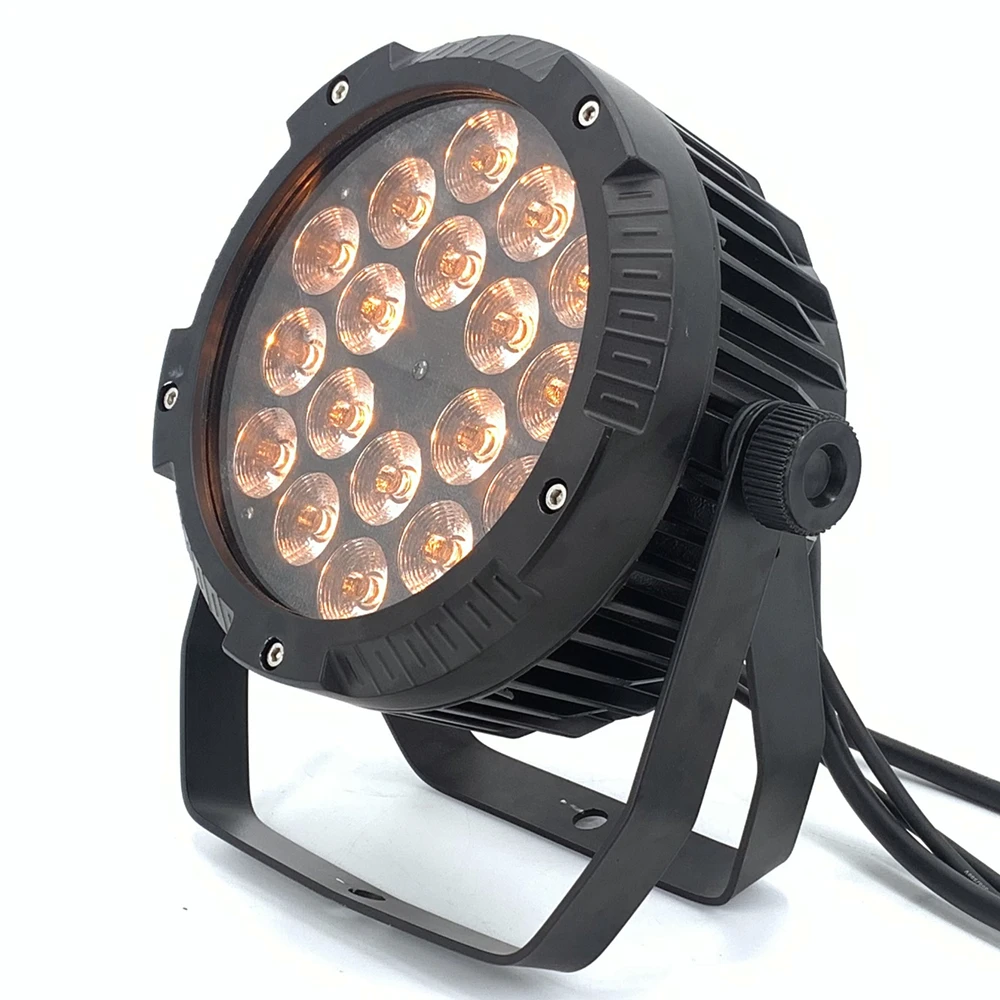 IP65 водонепроницаемые 18x12 Вт светодиодные лампы Par RGBWA УФ огни 6 в 1 dj DMX512 управление