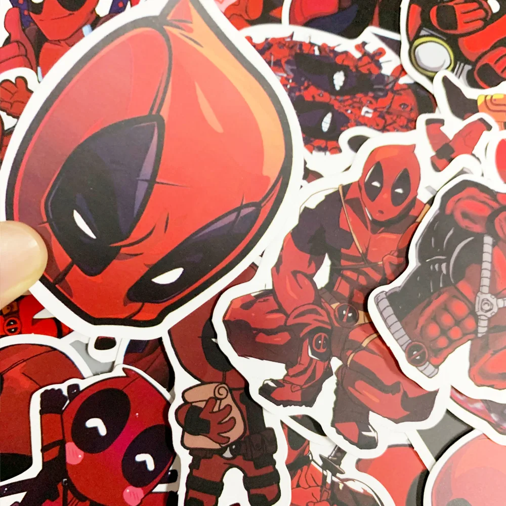 35 шт. наклейка s Marvel на заказ s Papelaria супергерой дэдман граффити скейтборд стикер для канцелярских товаров водонепроницаемый TZ055G