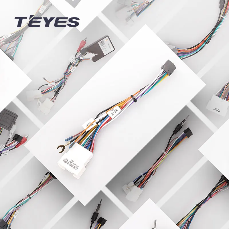 TEYES car Android radio cable for CC2L PLUS CC2 PLUS SPRO CC3 2 DIN for Suzuki Buick Volkswagen ISO Hyundai Kia Honda Toyota Nissan Mitsubishi Ford CRV FIT Outlander car line adapter cable,car line adapter