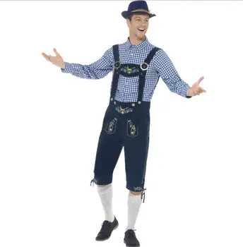 

anime cosplay disfraz halloween costumes for women mujer disfraces fantasia Oktoberfest Knights Denim Stage Performance Men's