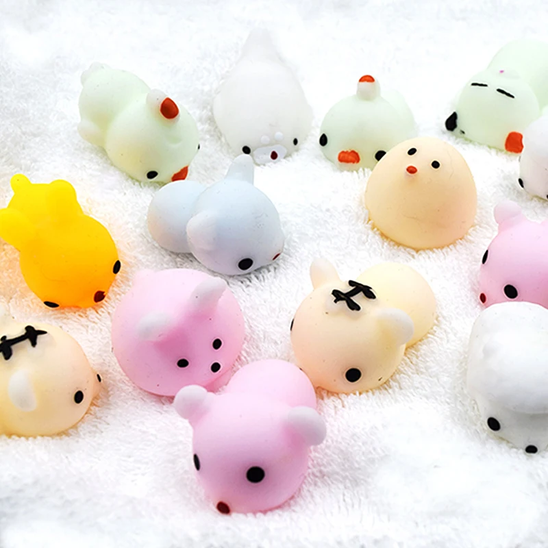 

Office Mini Pinch Decompression Stress Relief Funny Gift Toy Cute Cartoon Animal Soft Pet Toy 57 Styles