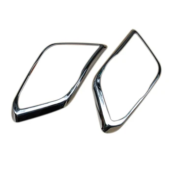 

Accessories Fit For Nissan X-Trail Rouge T32 2014 2015 2016 Chrome Front Fog Lamp Light Cover Trims Foglight Cap Parts ABS