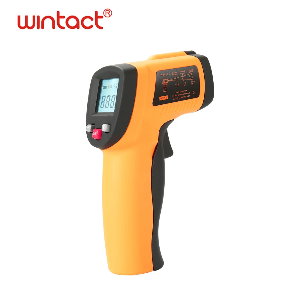 BENETECH GM550 ИК инфракрасный термометр ЖК Бесконтактный цифровой измеритель температуры-50-550 ℃-58-1022 pyпирометр