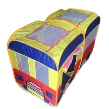 Детские складные палатки, игрушка, детский автобус, автомобиль, мультяшный автомобиль, игровые дома, большие противомоскитные детские игрушки, океан, мяч, ткань для бассейна