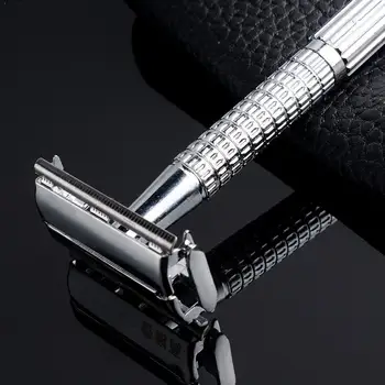 

Safety Double Edge Razor For Men Barber Shaving Hair Razor Removal Mens Blades Machine Straight Face Razor Shaving Shaving H2D8