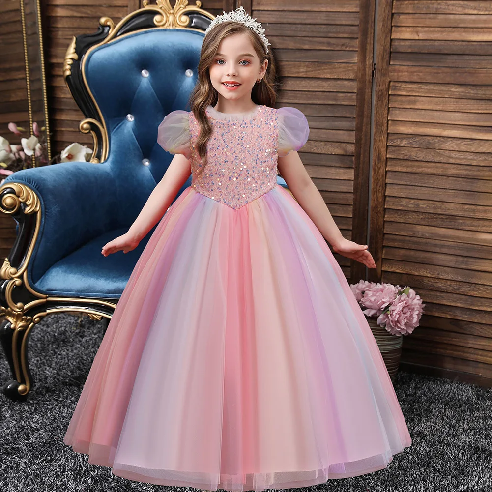 Herrnalise 2-10T Girls Flower Dress Ball Gown Party Pageant Wedding  Birthday Floral Dresses Kids Formal Special Occasion Party Dresses -  Walmart.com