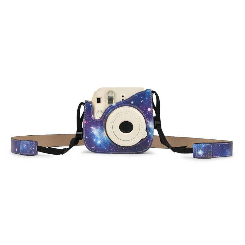 Instax Mini 8/9 сумки для камеры винтажные Звезды Обложка из искусственной кожи ремешок для Fujifilm