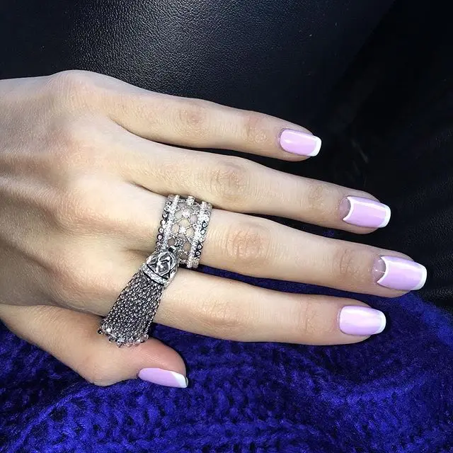 Изысканное кольцо с кисточкой из стерлингового серебра 925 пробы, модные ювелирные изделия для женщин, ювелирные украшения для свадьбы с кристаллами, каплевидный камень кольцо кисти кольцо кисточки в стиле яны ко