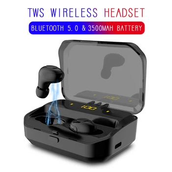

G12 Mini Wireless Bluetooth Headphone & Earphones TWS earphones & LED Power Display with Charging Box 3500mah for sport