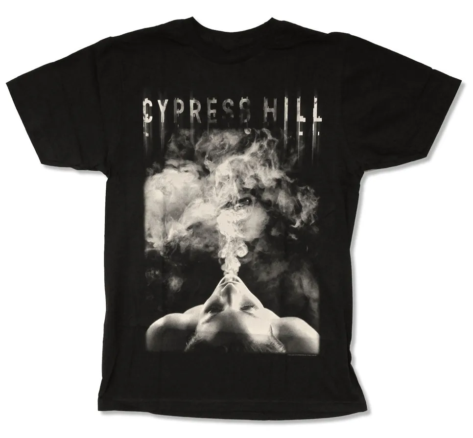 Cypress Hill Smoke Black T Shirt New Adult Streetwear Funny Tee | Мужская одежда