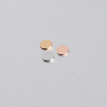 

Stainless Steel Blank Circle Charms For Engrave Round Metal Tag Nonporous Mirror Polished Wholesale 20pcs