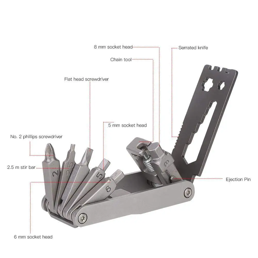 Многофункциональные велосипедные инструменты, многофункциональная велосипедная отвертка, набор переносных инструментов для ремонта