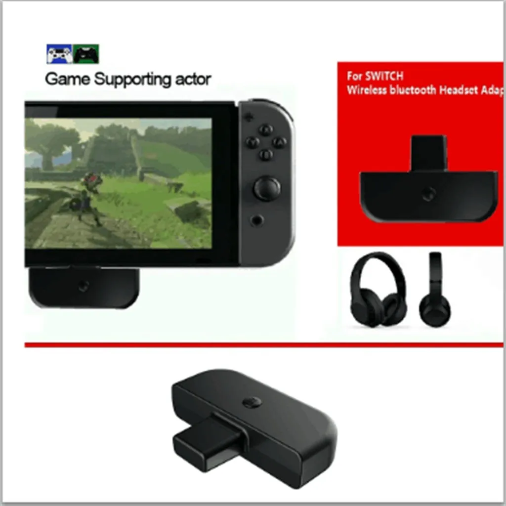 

Wireless Bluetooth 2.1 Audio USB Transceiver Headset Receiver For Nintend Switch #BO