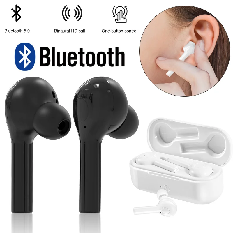 Bluetooth 5,0 наушники TWS детальная стереогарнитура Для Спорта беспроводная bluetooth-гарнитура