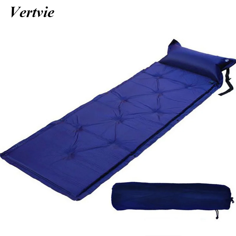 SFIT 1 человек толщиной 2,5 см Открытый походный коврик Автоматический Seif-надувной матрас пляжный камуфляж Подушка влагонепроницаемый коврик для палатки