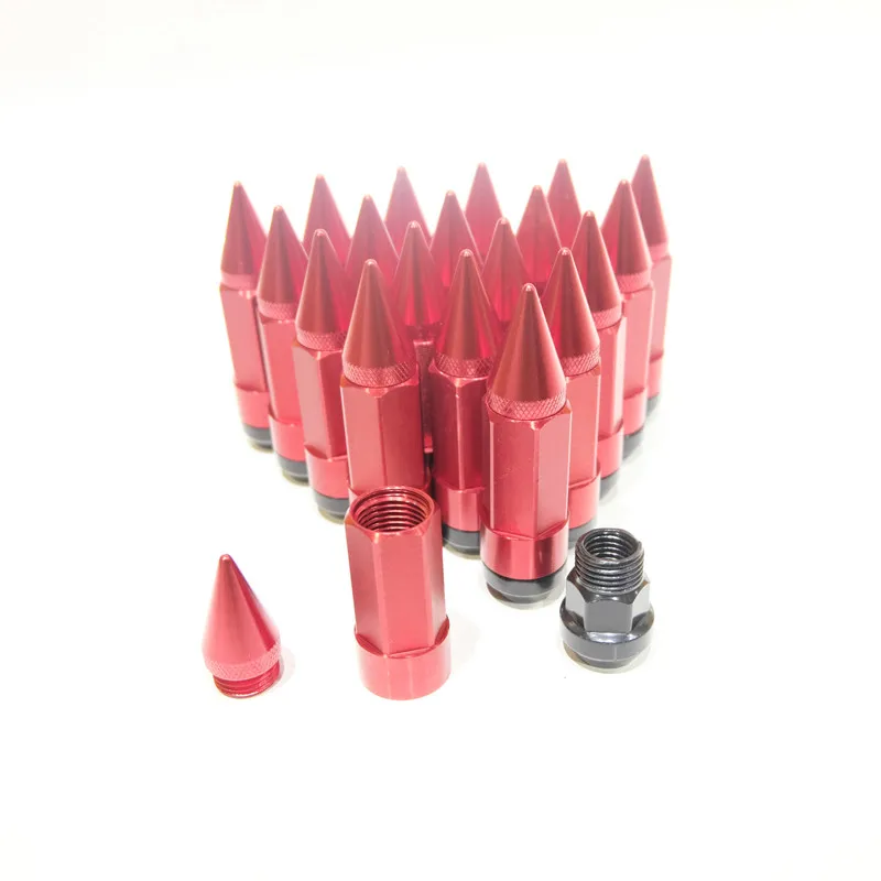 

Spsld Automobile Lightweight Forging 6065 Aluminum Color Cone Head Iron Nut Three In One Hub Refitting Rivet Nut