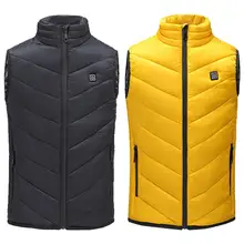 Жилет с электроподогревом для мужчин и женщин usb-обогреватель тактический жилет тепловой теплый рыболовный охотничий туристический жилет зимняя куртка с подогревом