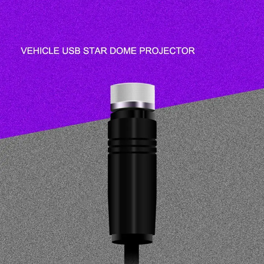 USB крыша декоративная лампа для салона автомобиля атмосферная лампа автомобильная проекционная лампа звездное небо Ночной светильник с вращающейся звездой