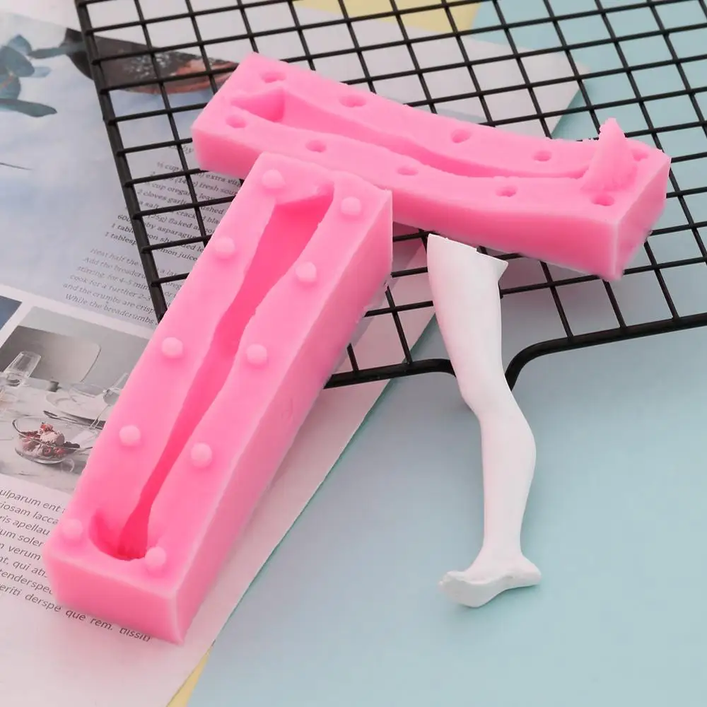 

3D Doll Body Silicone Mold Humen Arm Leg Cake Decorating Tools Clay Mould Fondant Chocolate DIY Baking Tool