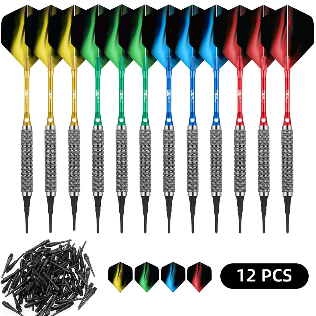 CyeeLife 14g Soft darts tip Aluminum rod Plastic darts tip High quality