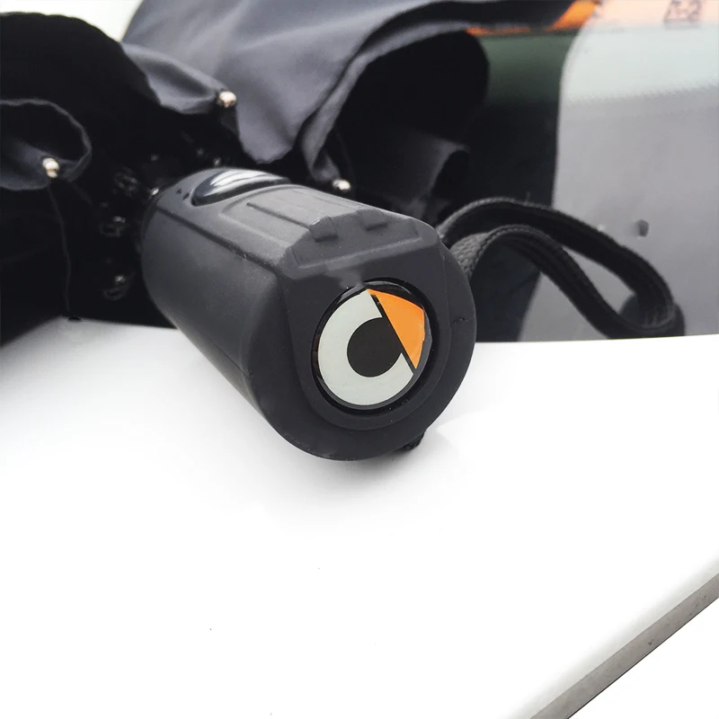 Черный ветроустойчивый складной автоматический зонт для Smart Fortwo Forfour 453 451 450 Roadster