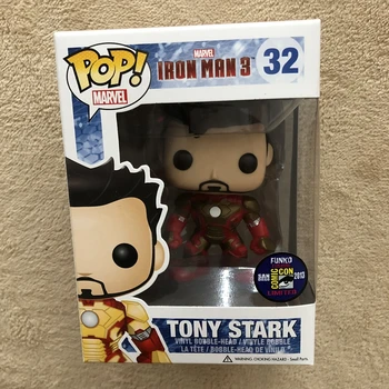 

2013 SDCC Exclusive Official Funko pop Rare Marvel: Iron Man 3 - Tony Stark Vinyl Action Figure Collectible Model Toy In Box