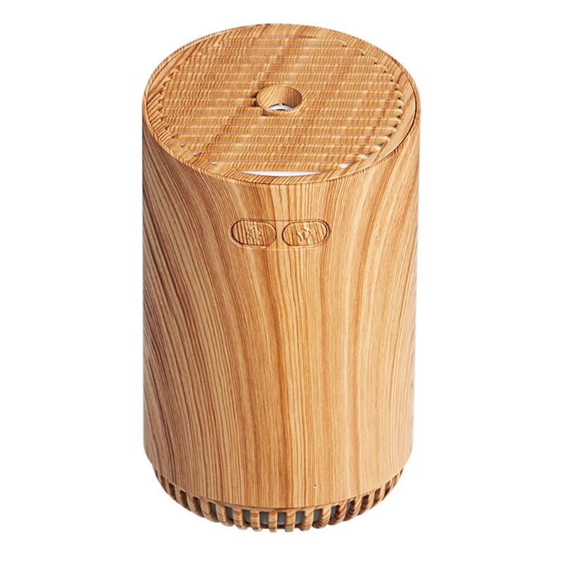 

USB Wood Grain Essential Oil Diffuser Ultrasonic Air Humidifier Household Aroma Diffuser Aromatherapy Mist Maker with Color Ligh