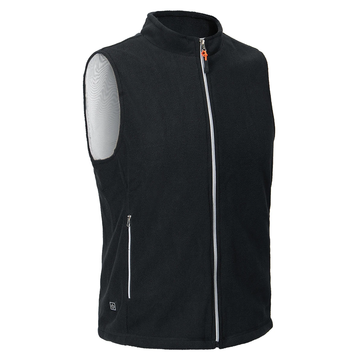 Washable Outdoor USB Infrared Electric Heating Vests Jackets Waterproof Men Women Winter Thermal Warm Clothing Motorcycle Huntin - Цвет: Turtleneck vest