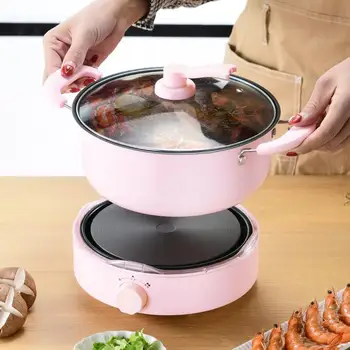 

Electric Cooker Multi-functional Household Electric Grill Dormitory Students Single Person Mini Electric Cooker Electric Hot Pot