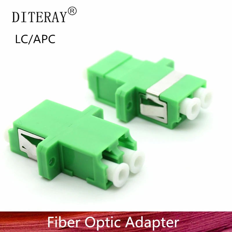 Fiber Optic LC/APC SM SC Type Duplex Flange Coupling Carrier Class Fiber Adapter Coupler
