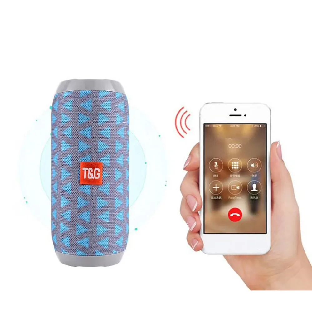 Bluetooth Wireless Speakers Waterproof Stereo Column Portable Speaker with Mic FM Radio MP3 Bass Sound Box Bluetooth Wireless Speakers Waterproof Stereo Column Portable Speaker with Mic FM Radio MP3 Bass Sound Box