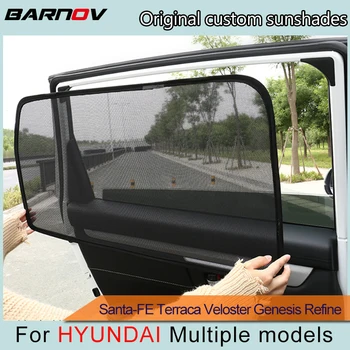 

Car Magnetic Curtain Window SunShades Mesh Shade Blind Original Custom For Hyundai Tucson Terraca Veloster Genesis Refine H1
