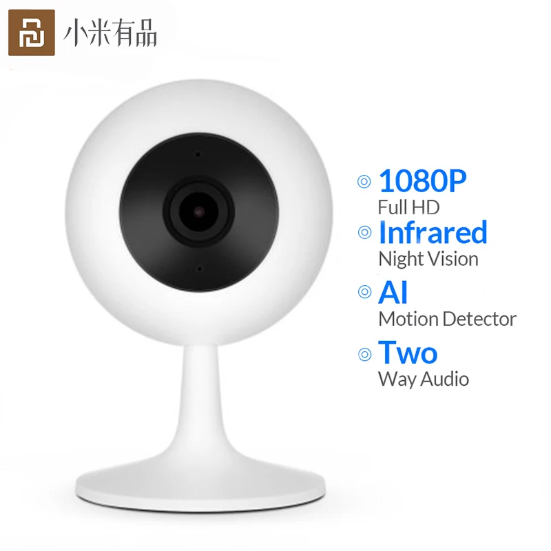 Youpin Xiaobai Smart IP Webcam Popular Version 110 Angle 1080P HD Night Vision Wireless Wifi Smart Home Cam for works with mijia